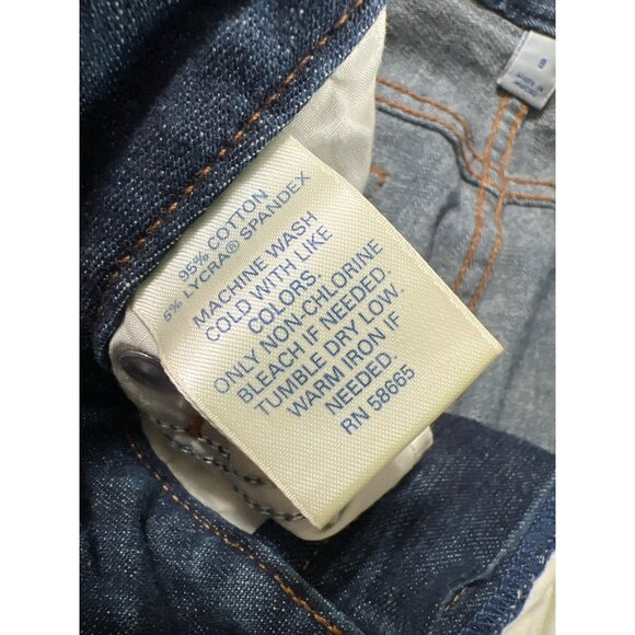 Halogen Womens Denim Jeans Size 8 Bootcut - Picture 5 of 6